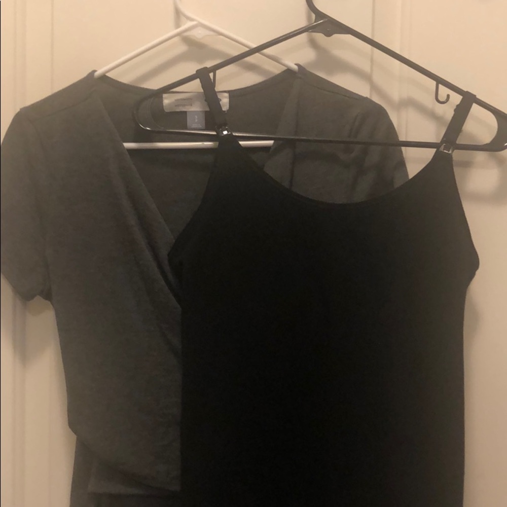 Maternity nursing tank top AND nursing shirt
